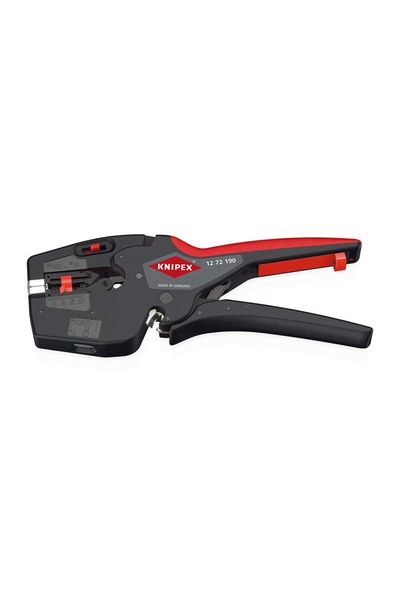 Knipex 12 72 190 Yüksük Sıkmalı Kablo Sıyırıcı Knipex 12 72 190 Yüksük Sıkmalı Kablo Sıyırıcı