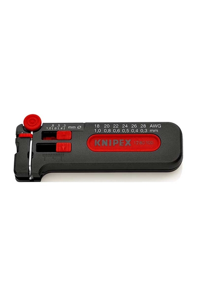 Knipex - Knipex 12 80 100 Mini Kablo Sıyırma Aleti
