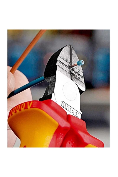 Knipex 14 26 160 VDE Kablo Sıyırıcılı Yan Keski - Thumbnail