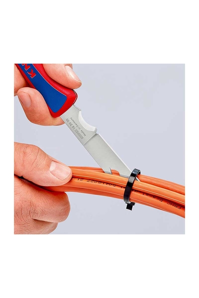 Knipex 16 20 50 SB Elektrikçi Katlanabilir Bıçak - Thumbnail