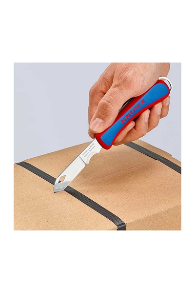 Knipex 16 20 50 SB Elektrikçi Katlanabilir Bıçak - Thumbnail