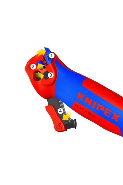 Knipex 16 50 145 SB Kablo Sıyırma Bıçağı - Thumbnail