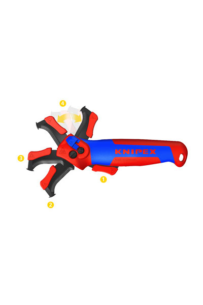 Knipex 16 50 145 SB Kablo Sıyırma Bıçağı - Thumbnail