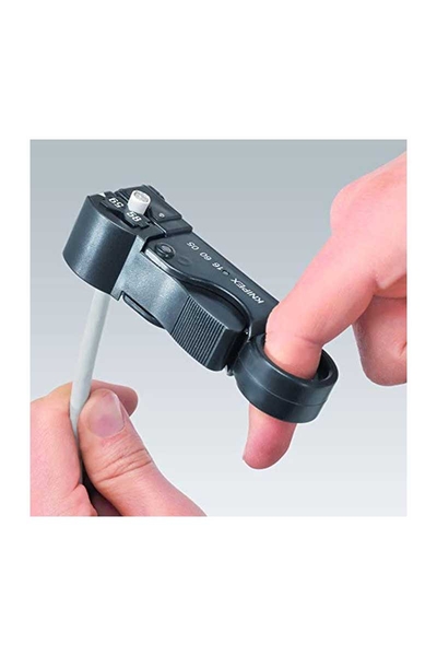 Knipex 16 60 05 SB COAX Kablo Sıyırma Aleti - Thumbnail