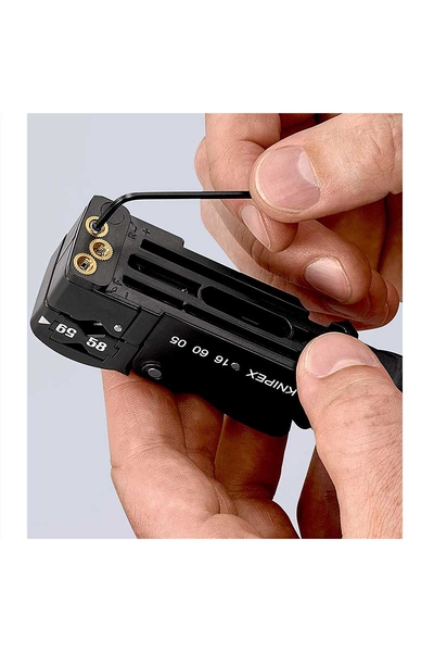 Knipex 16 60 05 SB COAX Kablo Sıyırma Aleti - Thumbnail