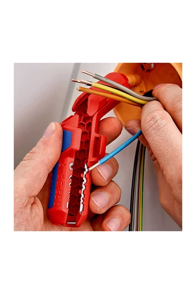 Knipex 16 95 01 SB 135mm Kablo Sıyırma Aleti - Thumbnail