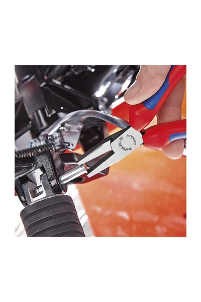 Knipex 20 02 160 İzoleli Yassı Ağız Kargaburun - Thumbnail