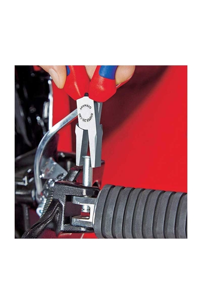 Knipex 20 02 160 İzoleli Yassı Ağız Kargaburun - Thumbnail