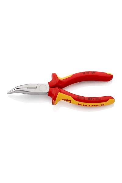 Knipex - Knipex 25 26 160 VDE Eğri Ağız Kargaburun