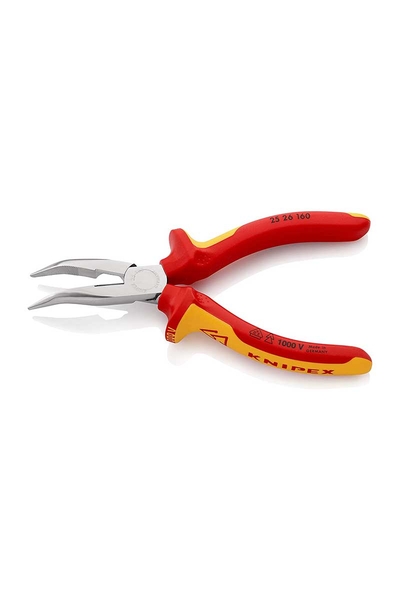 Knipex 25 26 160 VDE Eğri Ağız Kargaburun - Thumbnail