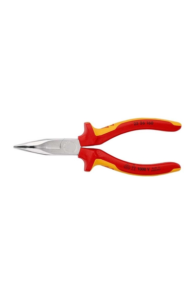 Knipex 25 26 160 VDE Eğri Ağız Kargaburun - Thumbnail
