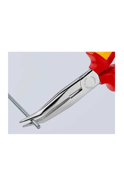 Knipex 26 26 200 VDE Eğri Ağız Kargaburun - Thumbnail