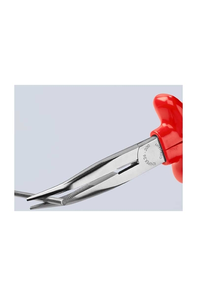 Knipex 26 27 200 VDE Eğri Ağız Kargaburun - Thumbnail