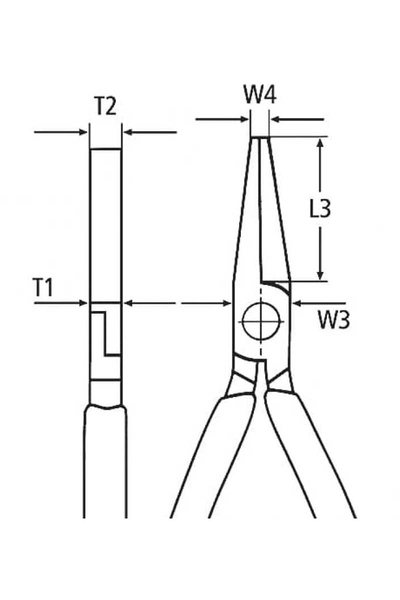 Knipex - Knipex 33 01 160 Ördek Ağız Pense Knipex 33 01 160 Ördek Ağız Pense - Thumbnail