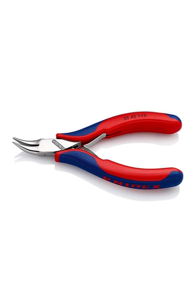 Knipex 35 42 115 Elektronikçi Eğri Kargaburun - Thumbnail