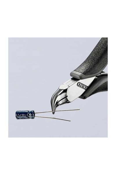 Knipex 35 42 115 ESD Elektronikçi Eğri Kargaburun - Thumbnail