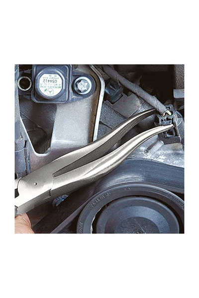 Knipex 38 31 200 Ucu Kavisli Mekanikçi Kargaburun - Thumbnail