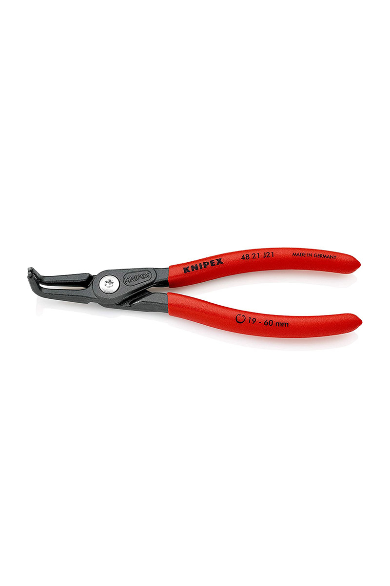  Knipex 48 21 J21 Ağır Hizmet Eğri İç Segman Pensi