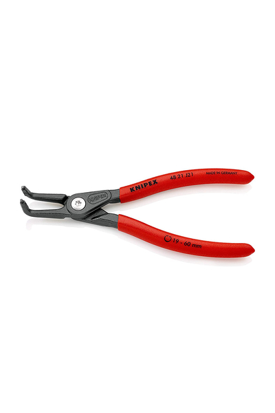 Knipex 48 21 J21 Ağır Hizmet Eğri İç Segman Pensi - Thumbnail
