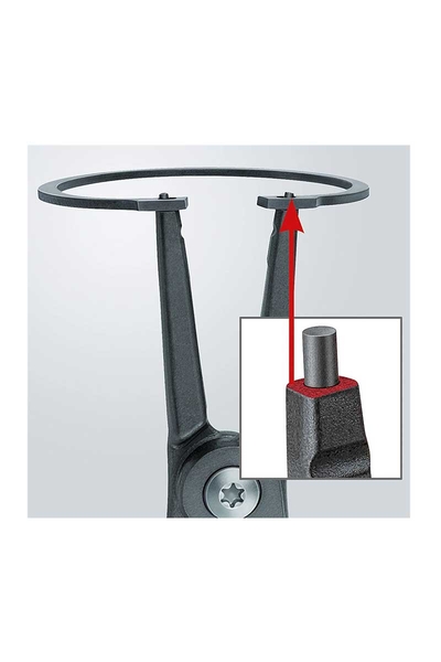 Knipex 49 11 A2 Ağır Hizmet Düz Dış Segman Pensi - Thumbnail