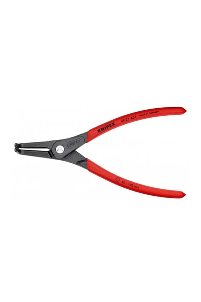 Knipex 49 21 A31 Ağır Hizmet Eğri Dış Segman Pensi - Thumbnail