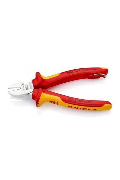 Knipex 70 06 160 T VDE Asma Halkalı Yan Keski - Thumbnail