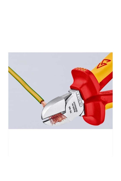 Knipex 70 06 160 T VDE Asma Halkalı Yan Keski - Thumbnail