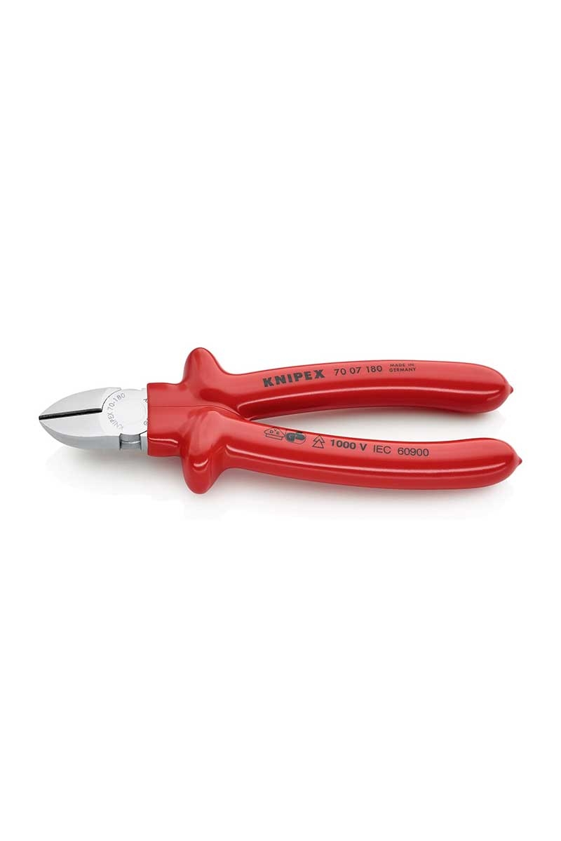  Knipex 70 07 180 - 1000v 180mm Vde Yan Keski