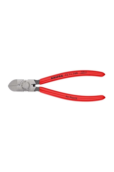Knipex 72 11 160 Eğri 45 Derece Plastik Yan Keski - Thumbnail