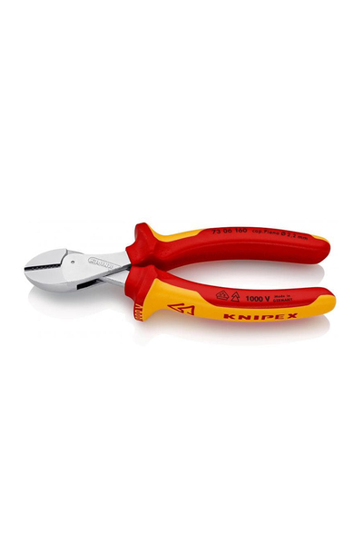 Knipex - Knipex 73 06 160 VDE X-Cut Yüksek Performanslı Hafif Yan Keski