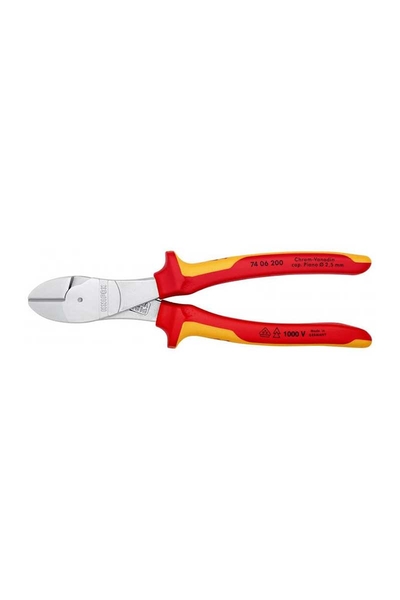 Knipex - Knipex 74 06 200 Ağır Hizmet VDE Yan Keski Knipex 74 06 200 Ağır Hizmet VDE Yan Keski - Thumbnail
