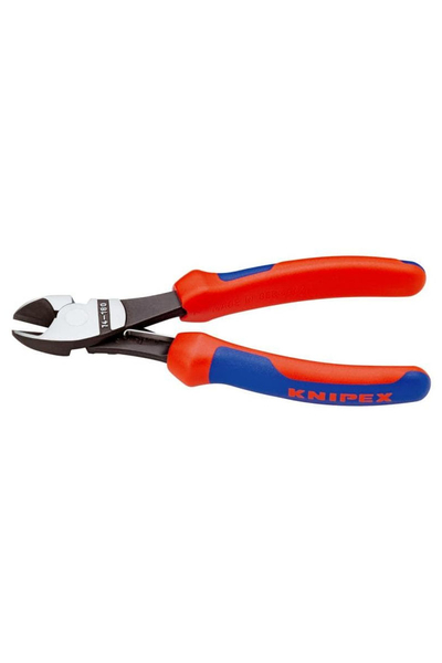 Knipex 74 12 180 Ağır Hizmet Yaylı Yan Keski - Thumbnail
