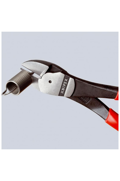 Knipex 74 12 180 Ağır Hizmet Yaylı Yan Keski - Thumbnail