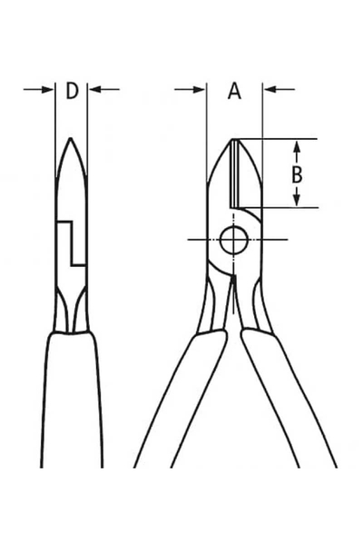 Knipex - Knipex 76 01 125 Elektronikçi Yan Keski Knipex 76 01 125 Elektronikçi Yan Keski - Thumbnail