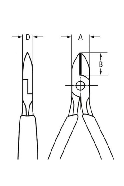Knipex - Knipex 76 05 125 Elektronikçi Yan Keski Knipex 76 05 125 Elektronikçi Yan Keski - Thumbnail