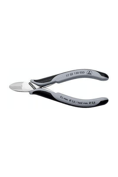 Knipex - Knipex 77 02 130 ESD Elektronikçi Yan Keski
