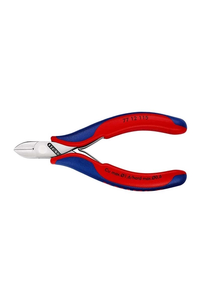 Knipex 77 12 115 Elektronikçi Yan Keski - Thumbnail