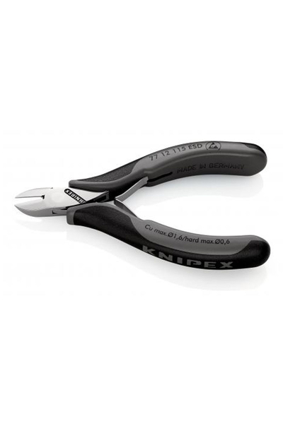 Knipex 77 12 115 ESD Elektronikçi Yan Keski - Thumbnail