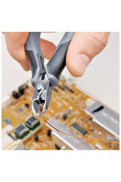Knipex 77 12 115 ESD Elektronikçi Yan Keski - Thumbnail