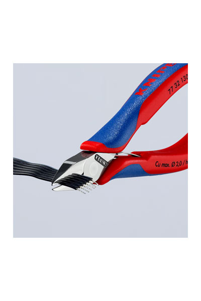 Knipex 77 32 130 Elektronikçi Yan Keski - Thumbnail