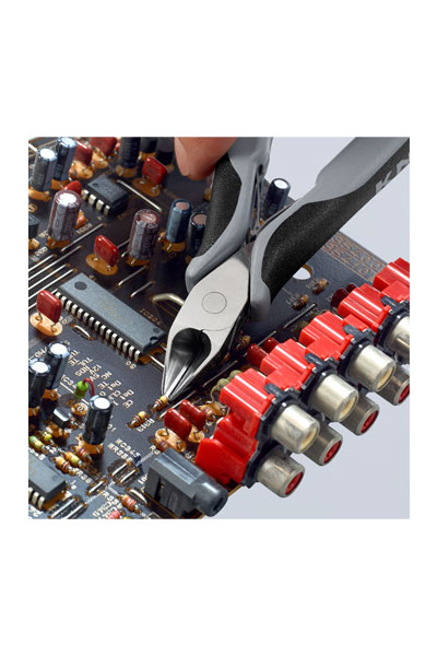 Knipex 77 42 130 ESD Elektronikçi Yan Keski - Thumbnail