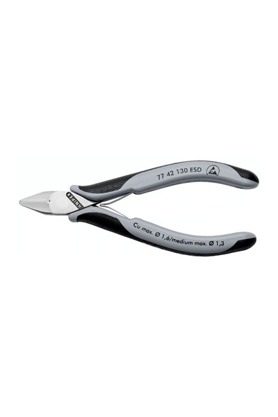 Knipex 77 42 130 ESD Elektronikçi Yan Keski - Thumbnail
