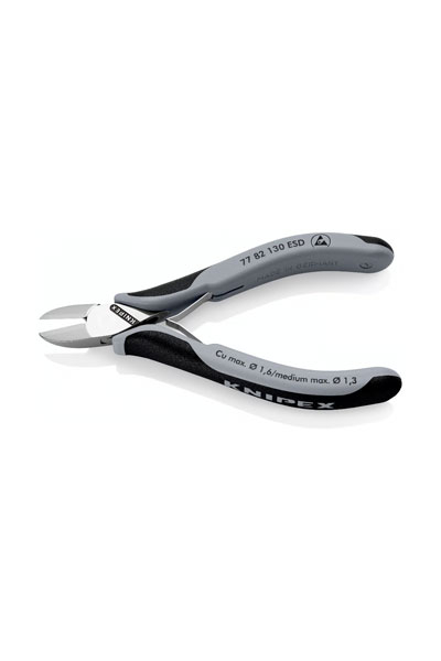 Knipex 77 82 130 ESD Elektronikçi Yan Keski - Thumbnail