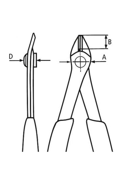 Knipex 78 03 125 ESD Süper Knips Keski - Thumbnail