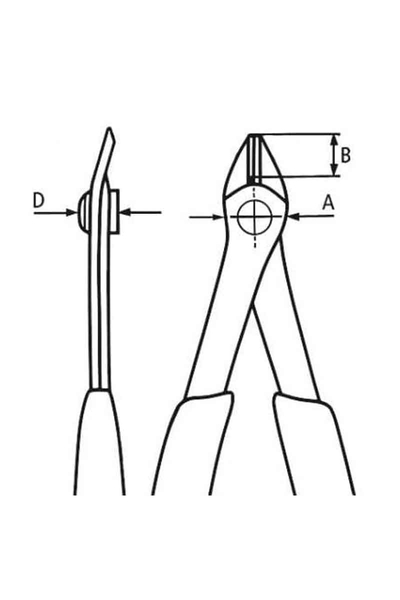Knipex 78 61 125 ESD Süper Knips Keski - Thumbnail