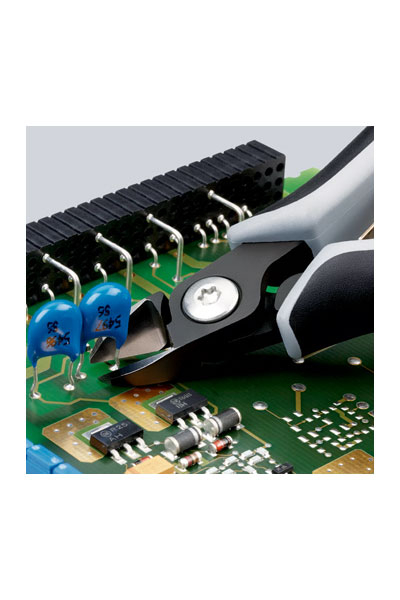 Knipex 79 02 120 ESD Hassas Elektronikçi Yan Keski - Thumbnail