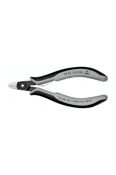 Knipex 79 02 125 ESD Hassas Elektronikçi Yan Keski - Thumbnail