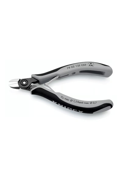 Knipex 79 02 125 ESD Hassas Elektronikçi Yan Keski - Thumbnail