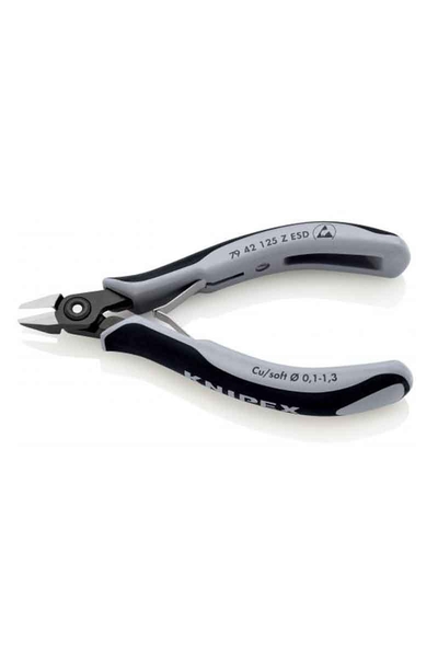 Knipex 79 42 125 Z ESD Hassas Elektronikçi Mini Yan Keski - Thumbnail
