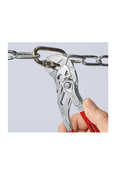 Knipex 86 03 180 Düz Çene Ayarlı Pense - Thumbnail